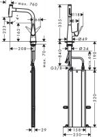 Vorschau: Hansgrohe Talis Select M51 Einhebel-Küchenmischer 220 mit Ausziehbrause und sBox