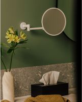 Cosmic Architect S+/Essentials Wand-Kosmetikspiegel Ø 20cm, 5-fache Vergrößerung, weiß matt WJC235A0085065