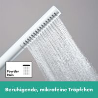 Vorschau: Hansgrohe Pulsify S Duschset 100 1 Strahlart wassersparend+ mit Duschstange 65cm, weiß matt