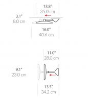 Vorschau: simplehuman Sensorspiegel Ø20cm, 5-fache Vergrößerung, Netzbetrieb, edelstahl gebürstet