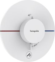 Vorschau: Hansgrohe ShowerSelect Comfort S Thermostat UP, 1 Verbraucher & zusätzl. Abgang, weiß matt