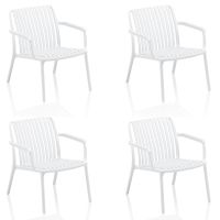 Vorschau: KETTLER LAGO Lounge Sessel mit Armlehne, weiß 0302908-5000