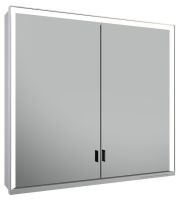 Keuco Royal Lumos Spiegelschrank für Wandvorbau, 2 lange Türen, DALI-steuerbar 80x73,5cm 14302172303