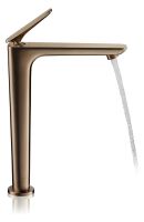 Vorschau: Axor Citterio C Waschtischmischer 250 CoolStart für Waschschüsseln mit Ablaufgarnitur brushed bronze 49050140