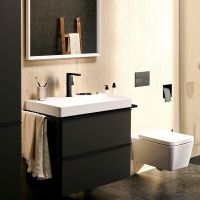 Vorschau: Hansgrohe Tecturis E Waschtischarmatur 210 Fine CoolStart, Schwenkauslauf u. Push-Open, schwarz matt