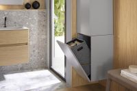 Vorschau: Burgbad Sys30 MagicTwist Drehschrank mit Wäschekippe