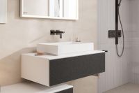 Vorschau: hansgrohe Xuniva Evo E Aufsatzwaschtisch 65x40cm mit Ablaufventil