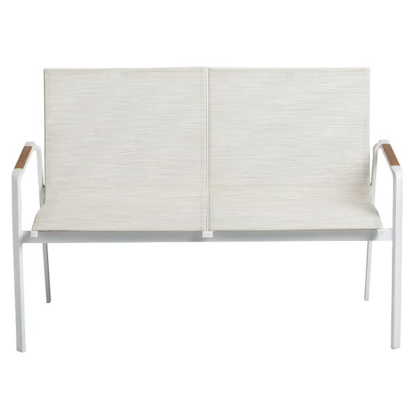 KETTLER DINING DIAMOND 2er Bank, weiß matt beige 0103911-5800