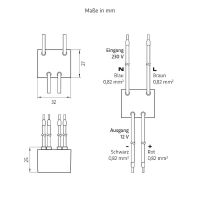Vorschau: WimTec UP Netzteil zum Anschluss von einer Armatur
