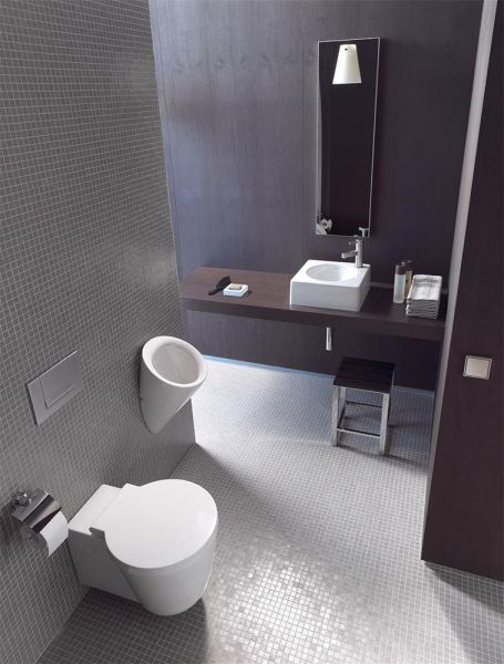 Duravit Starck 1 Wand-WC 57,5x41cm, rund, weiß 0210090064 4