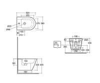Vorschau: Kludi RESA R Wand-Bidet 52cm, weiß