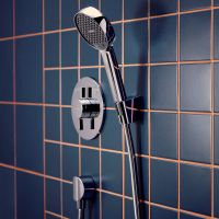 Vorschau: hansgrohe Activera Select S Brausegarnitur, 2jet EcoSmart, Duschschlauch 160cm, chrom
