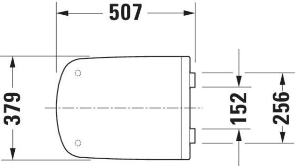 Duravit DuraStyle WC-Sitz ohne Absenkautomatik, weiß