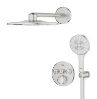 Vorschau: Grohe Grohtherm SmartControl Duschsystem Unterputz mit Rainshower SmartActive 310