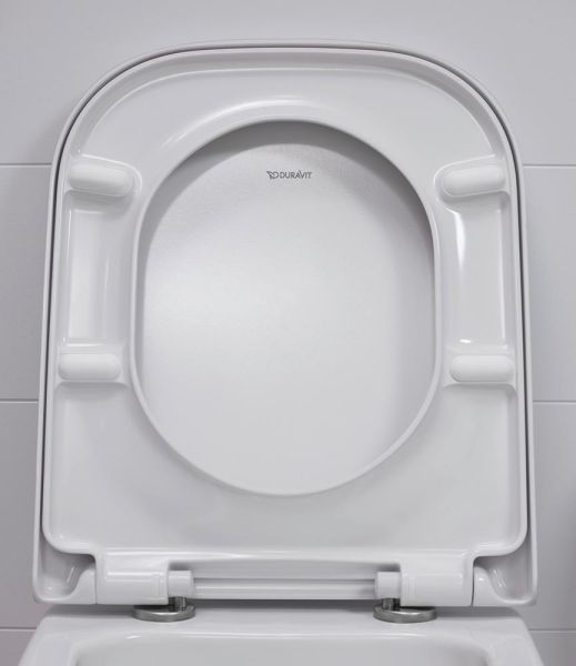 Duravit Happy D.2 WC-Sitz mit Absenkautomatik, abnehmbar, weiß