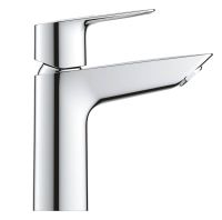 Vorschau: Grohe BauLoop Einhand-Waschtischbatterie M-Size mit Push-Open Ablaufgarnitur, chrom