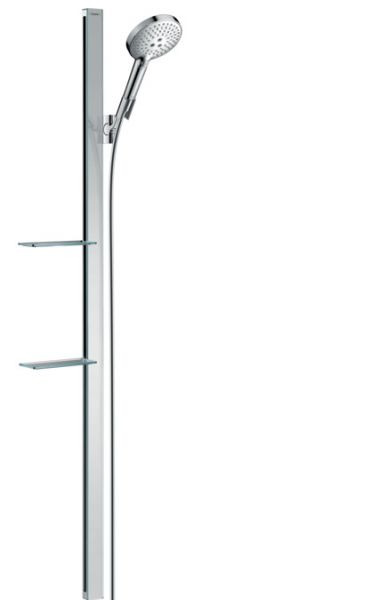 Hansgrohe Raindance Select S Brauseset 120 3jet mit Brausestange 150cm und Seifenschalen