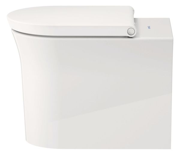 Duravit White Tulip Stand-WC, Tiefspüler, spülrandlos, WonderGliss, weiß