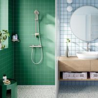 Vorschau: Grohe Rainshower SmartActive Brausestange 60cm, supersteel