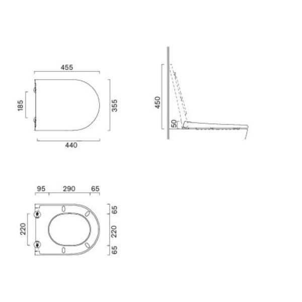 Catalano Sfera Basic WC-Sitz UP-Fix abnehmbar, mit Absenkautomatik, weiß