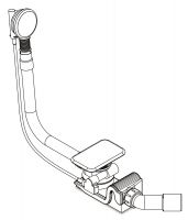 Vorschau: Kaldewei Spezial Ab- und Überlaufgarnitur für Asymmetric Duo, KA4060, weiß