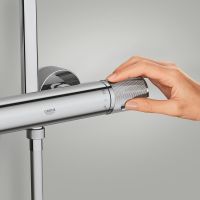 Vorschau: Grohe Vitalio Joy+ System 280 Duschsystem ProGrip-Griffe mit Rändelstruktur