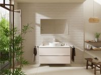 Vorschau: hansgrohe Xilesa E Konsole 118x55cm für Aufsatzwaschtisch mittig ohne Hahnloch