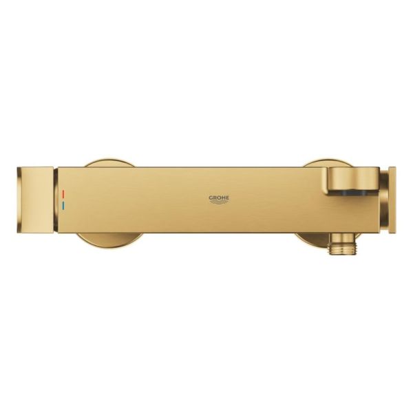 Grohe Plus Einhand-Wannenbatterie, Wandmontage, cool sunrise gebürstet 33553004