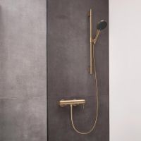 Vorschau: hansgrohe Finoris Duscharmatur Aufputz, brushed bronze