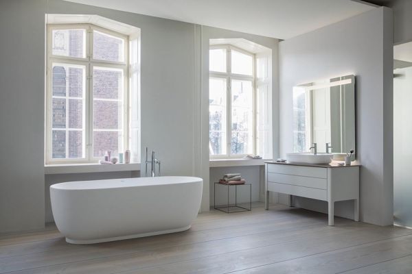 Duravit Luv Aufsatzbecken 80x40cm, mit Hahnlochbank