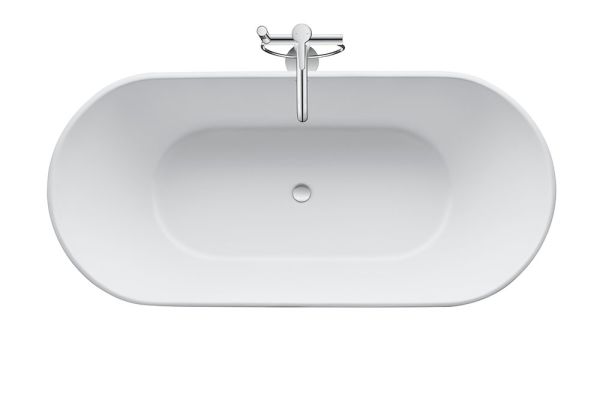 Duravit D-Neo freistehende Badewanne oval 160x75cm, weiß
