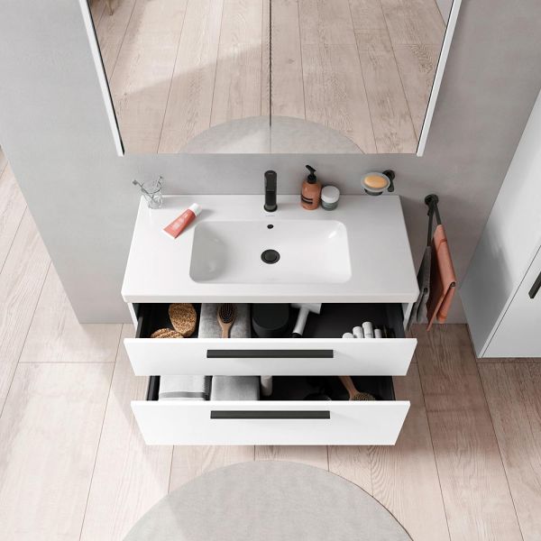 Duravit D-Code Waschtisch mit Unterschrank 100cm