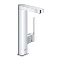 Grohe Plus Einhand-Waschtischbatterie mit Push-open Ablaufgarnitur, herausz. Auslauf, L-Size, chrom