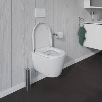 Vorschau: Duravit ME by Starck Wand-WC Compact rimless Set mit SoftClose WC-Sitz, weiß