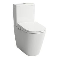 Laufen Cleanet Meda Dusch-WC mit Silent Flush, spülrandlos, bodenstehend, weiß H606110000S002