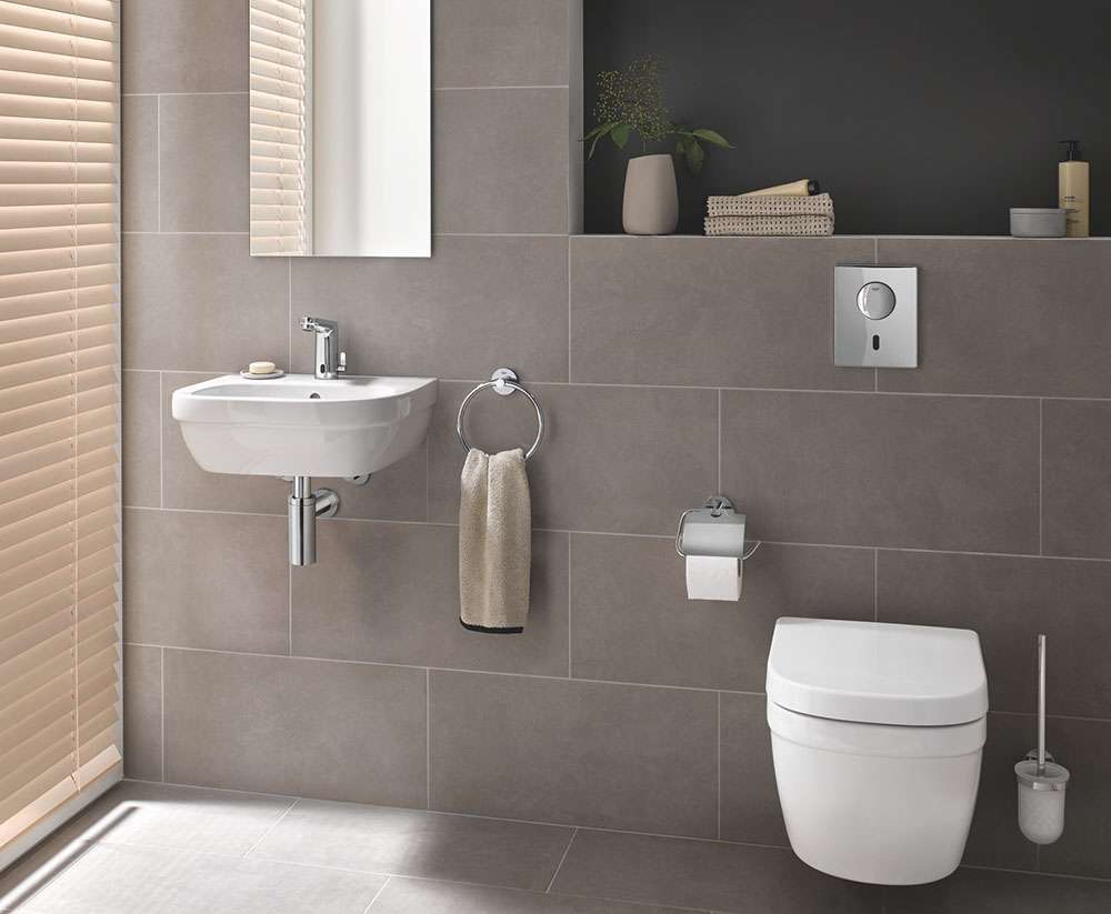  Grohe Euro  Keramik Wand Tiefsp l WC compact sp lrandlos wei 