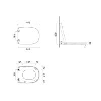 Vorschau: Catalano Alvea Soft-close WC-Sitz mit Absenkautomatik, weiß
