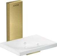 Axor Universal Rectangular Seifenschale, brushed brass 42605950