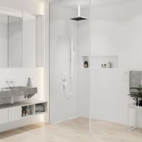 Vorschau: Hansgrohe Deckenanschluss E 30cm, weiß matt