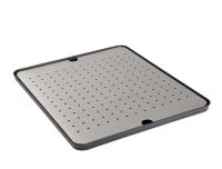 Vorschau: Blanco Abtropfwanne 42,5x36,5cm, edelstahl gebürstet/schwarz