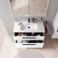 Vorschau: Duravit D-Code Waschtisch mit Unterschrank 100cm