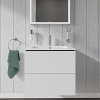 Duravit L-Cube Waschtischunterschrank wandhängend 62x48cm mit 2 Schubladen für ME by Starck 233663 weiß matt LC624001818