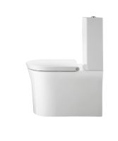 Vorschau: Duravit White Tulip Stand-WC für Kombination, Tiefspüler, spülrandlos, weiß