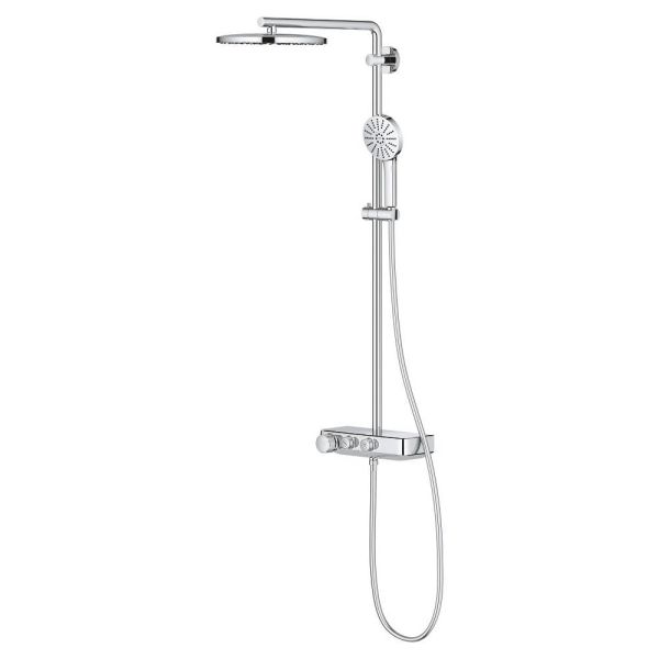 Grohe Vitalio Joy+ SmartControl System 280 Mono Duschsystem mit Thermostat, Aufputz, chrom