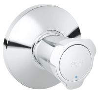 Vorschau: Grohe Costa L Unterputz-Ventil Oberbau, Einbautiefe 20-200mm, Markierung blau, chrom