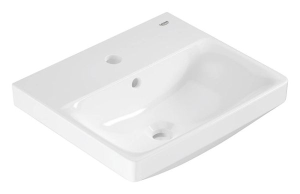 Grohe Euro Keramik Handwaschbecken 45cm mit Hahnloch & Überlauf, weiß