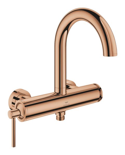 Grohe Atrio Wannenarmatur mit C-Auslauf, 2 Verbraucher, warm sunset 24367DA0