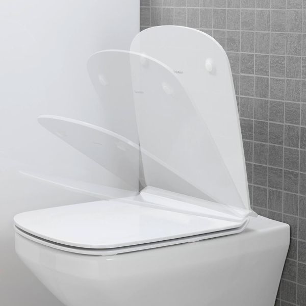 Duravit DuraStyle WC-Sitz mit Absenkautomatik, abnehmbar, weiß 0060590000 1