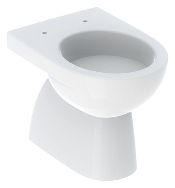 Geberit Renova Stand-WC Tiefspüler, Abgang vertikal, teilgeschlossene Form, weiß