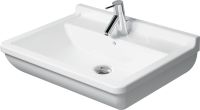 Vorschau: Duravit Starck 3 Waschtisch rechteckig 65x48,5cm, 1 Hahnloch, mit Überlauf, weiß 0300650000